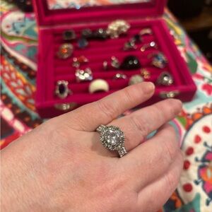 Vintage Y2K Elegant Silver Women's Ring